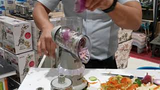 Smart Drum demo, Fruits and Vegetable chopper.