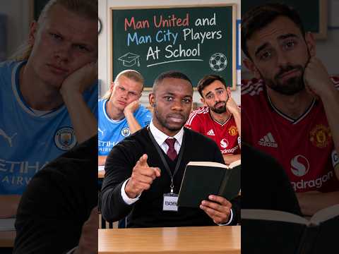 <strong>Man</strong> United And <strong>Man</strong> City Players <strong>At</strong> School
