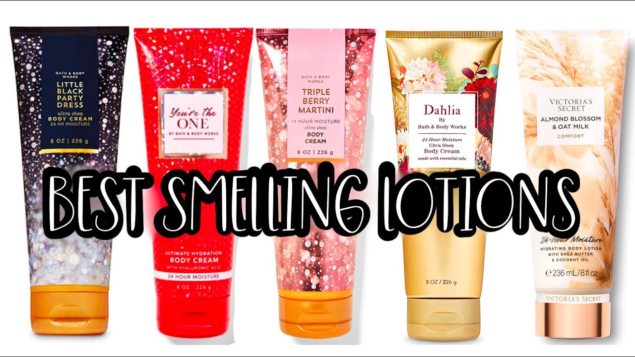 Smelling Lotions From Bath & Body Works & Victoria Secret - YouTube