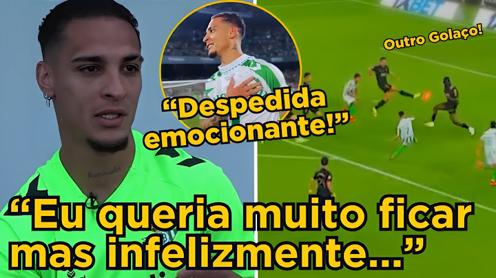 😢DESPEDIDA DO GOAT! ANTONY FAZ OUTRO GOLAÇO E SE EMOCIONA EM ENTREVISTA!