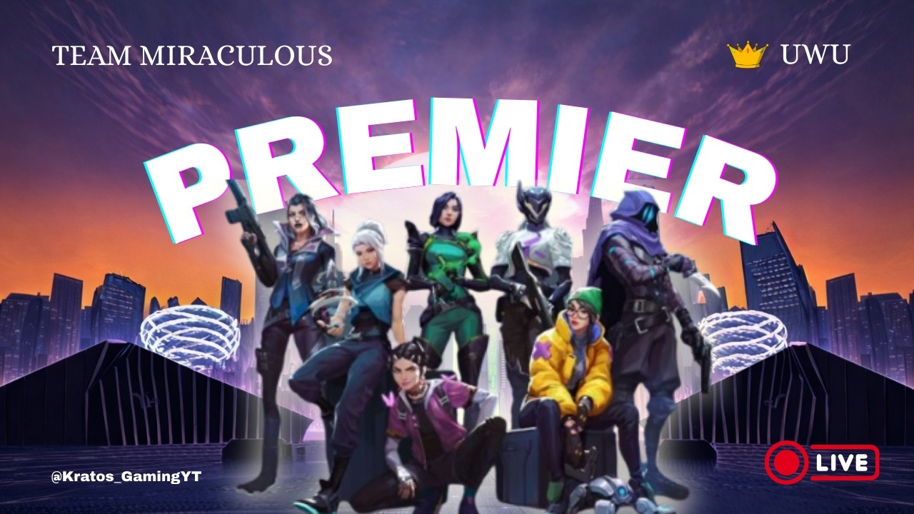 VALO LIVE | Team UWU Premiere match #livestream #valorant - YouTube