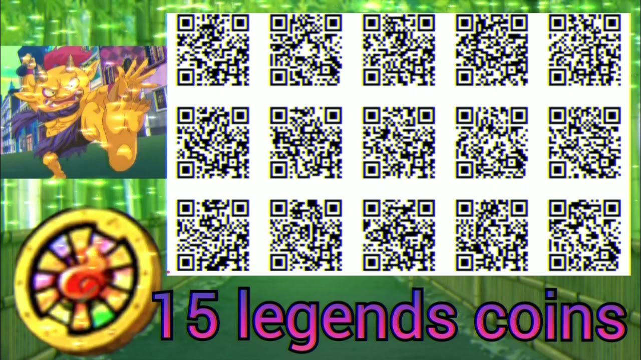 Yo Kai Watch 3 Coin Qr Codes 15 free legend coin qr codes yo kai watch 3 - YouTube