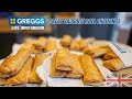 Greggs bakery great sausage roll challenge in leeds united kingdom