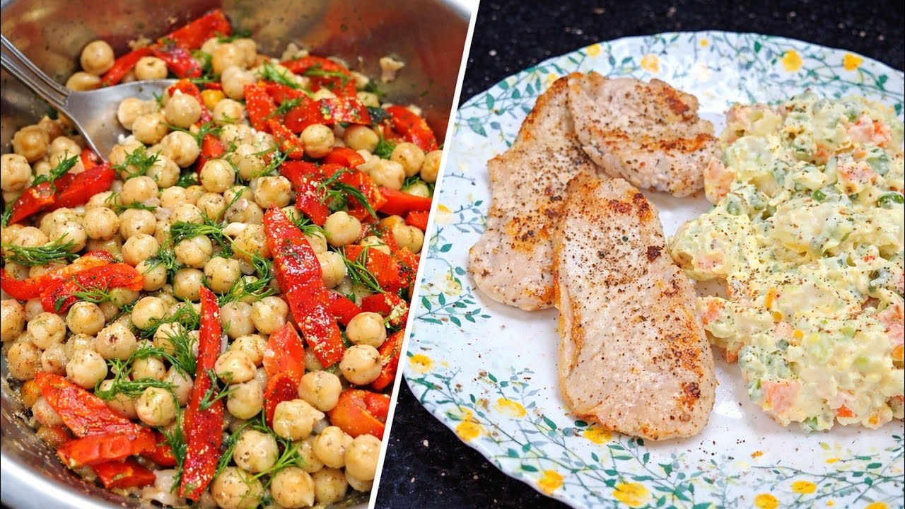 سلاطات باردة زي المطاعم 🤍 طعم فاخر وصحي 100% | بدون مايونيز ولا تعب