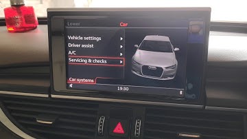 Audi A6 2013 Model Air Suspension lock before wheel change