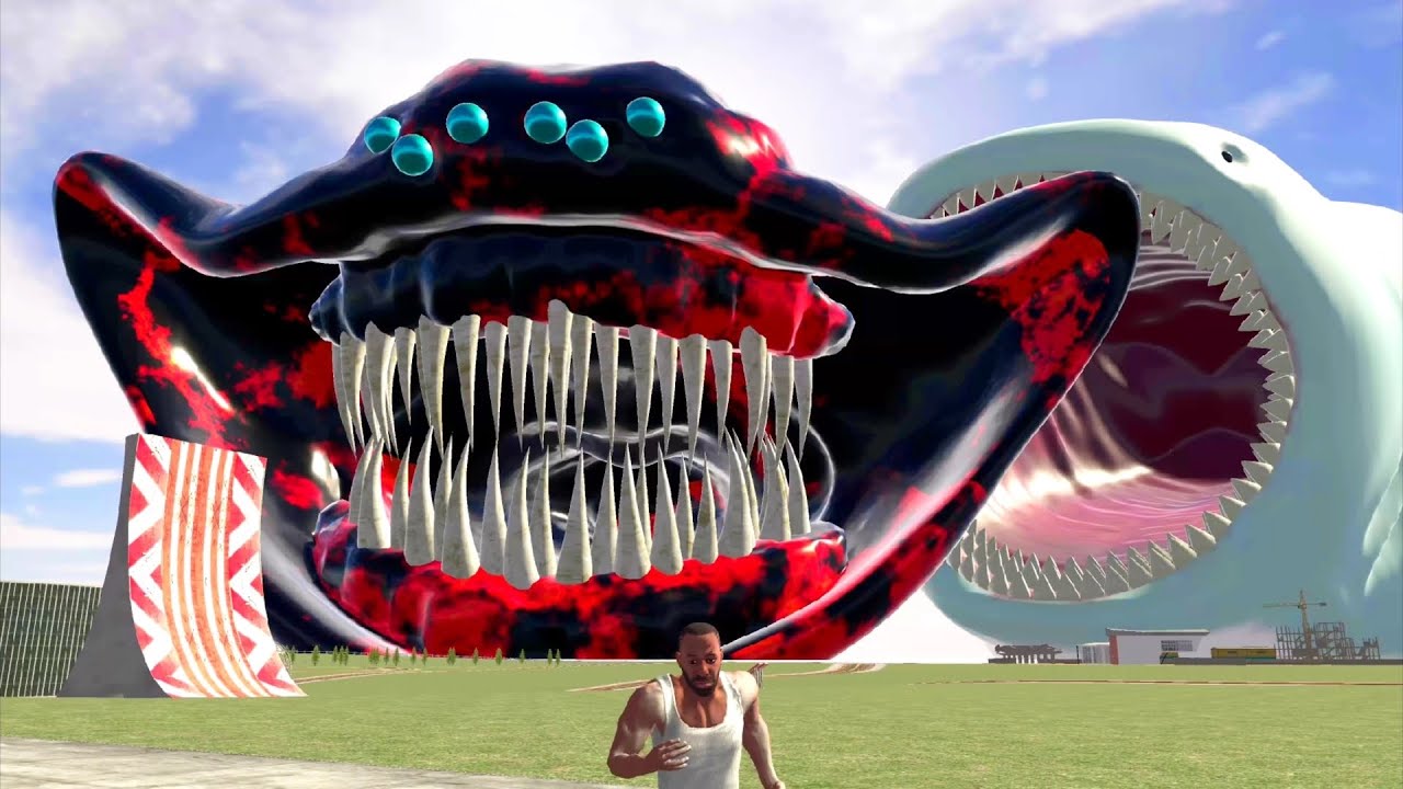 Franklin Fight with LAVA El Gran Maja: Bloop Eats Franklin City.