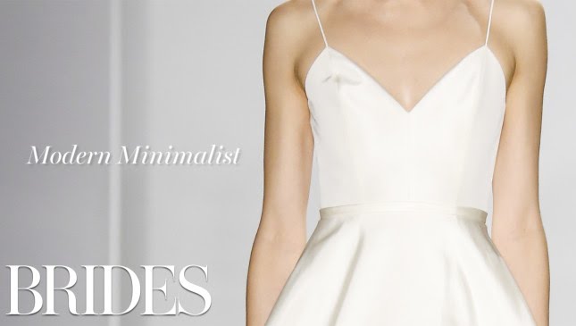 Fall 2016 Wedding Dress Trend: Modern Minimalism