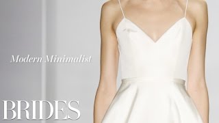 Fall 2016 Wedding Dress Trend: Modern Minimalism
