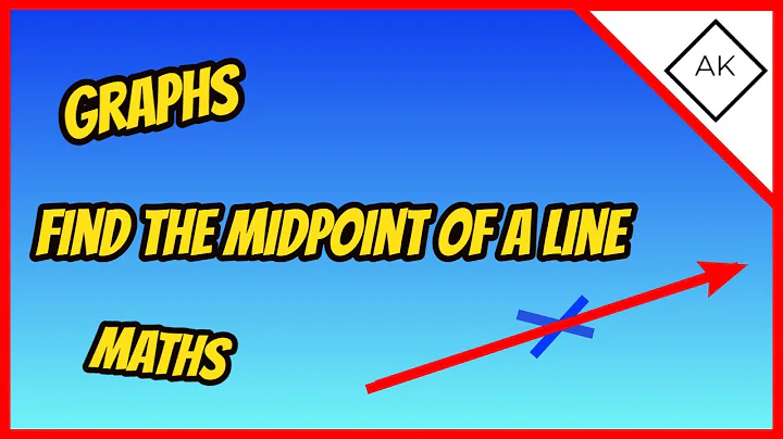 How to find the Midpoint of a line- GCSE Maths