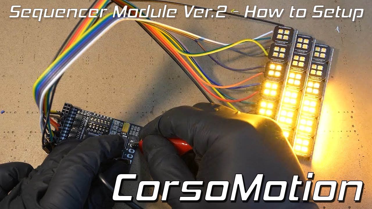 CorsoMotion Sequencer Module Ver.2 How To Setup