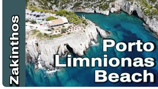 Porto Limnionas Beach - Zante/Zakinthos Summer 2023 - Beautiful Drone Footage