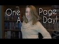 One Page a Day Keeps a Writer at Bay—Balancing College and Writing
