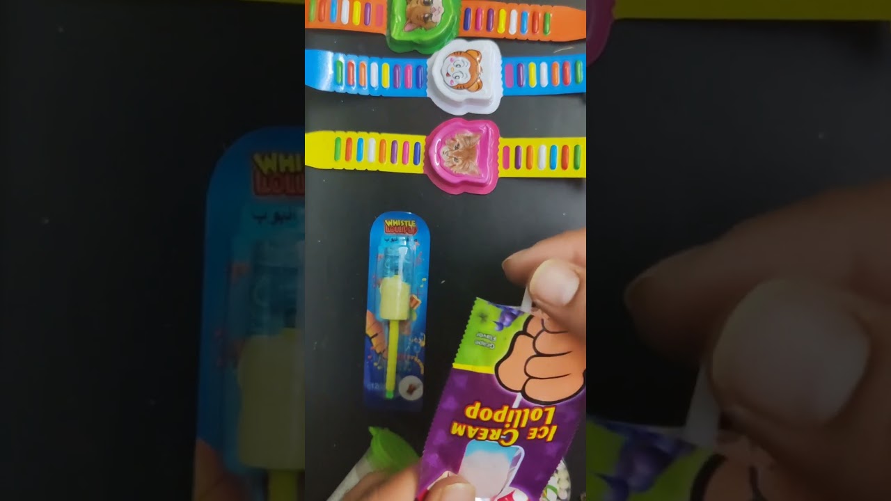 Whistle Lollipop & Ice cream lollipop & Candy Wali ghari 