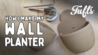 Making Cute Wall Planters From Thrown Pots.
