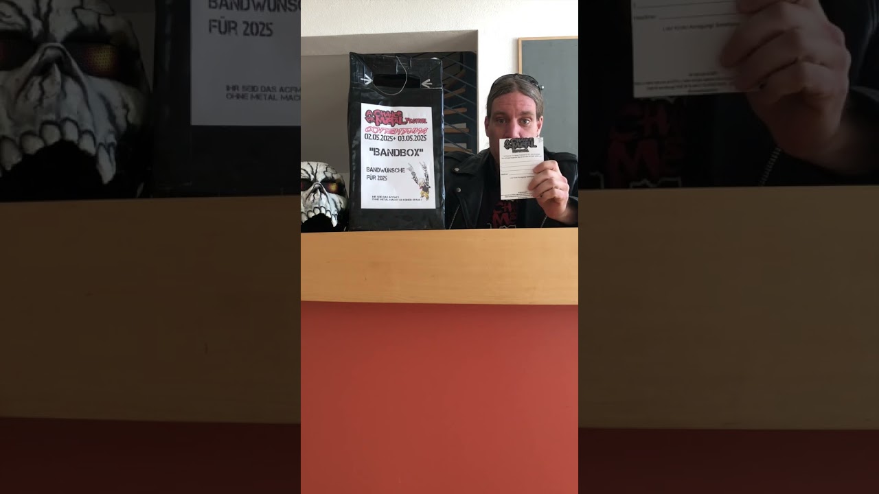 Bandbox explanation @ A Chance For Metal Festival