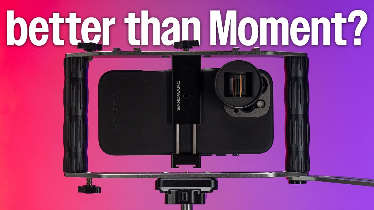 Sandmarc iPhone Anamorphic 1.33 Lens & Film Gear - YouTube