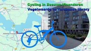 Cycling Vogelwaarde to the Terneuzen library Netherlands 2024