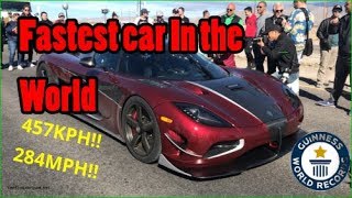 10 Fastest cars in the world | Top speed record 2018