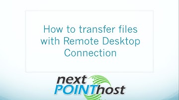 How to transfer files using Remote Desktop Connection