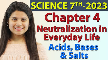 Neutralization in Everyday Life - Chapter 4 - Acids, Bases and Salts - Science Class 7th NCERT