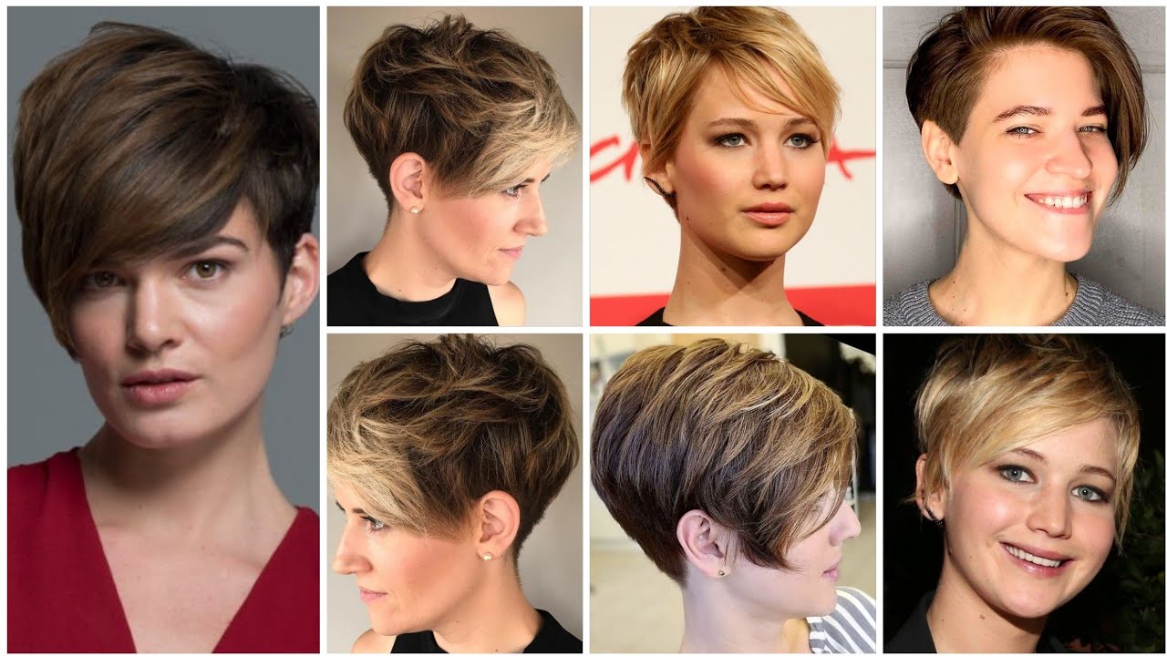 Women Pixie Short Bob Pixie | Latest Cuts | Look Hollywood Queens # ...