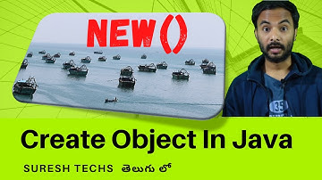 Java In Telugu | Chapter - 15 | Creating Object In Java
