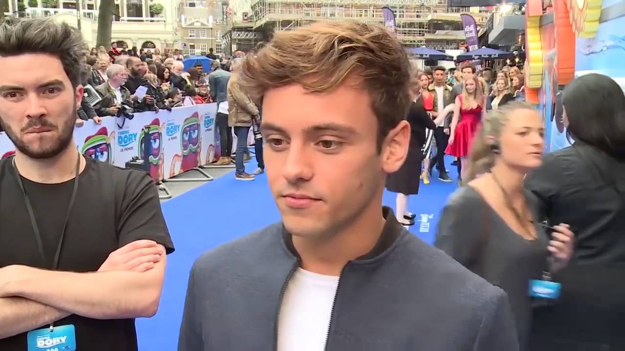 Tom Daley at the UK premiere of Finding Dory