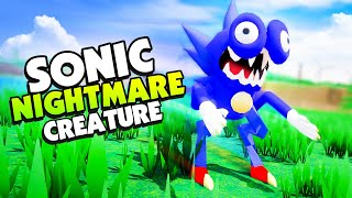 Sonic The Creature Is Chases All The Monsters In Creature Creator
