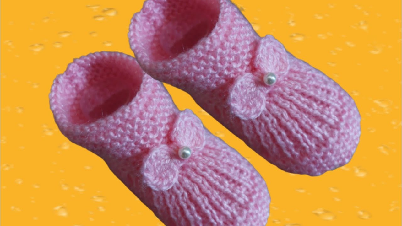 sapatinho em tricô