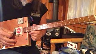 Call Me The Breeze Easy Beginner Lesson For 3 String Cigar Box Guitar