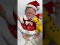 Troquinha rápida de Natal da bebê reborn de silicone Beatriz #diariodeamorreborn #rebornbabydolls