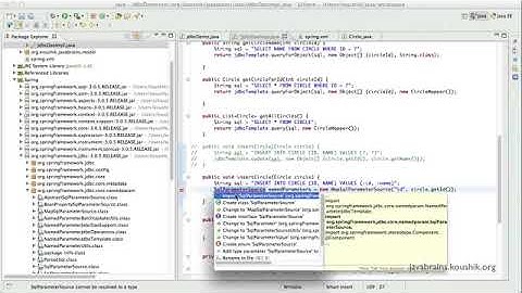 Spring Tutorial 43   Named Parameter JDBC Template