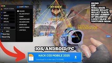 CODM MOD MENU APK COD MOBILE +WALLHACK +AIMBOT + ESP | DOWNLOAD CHEATS NO RECOIL CODM APP