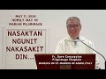 Day 10 marian pilgrimage nasaktan pero nakasakit din  homily by fr dave concepcion may 11 2024