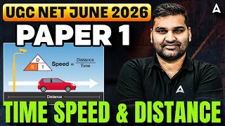 UGC NET Paper 1 | Time Speed Distance UGC NET Paper 1 | UGC NET Paper 1 PYQ's By Gaurav Sir
