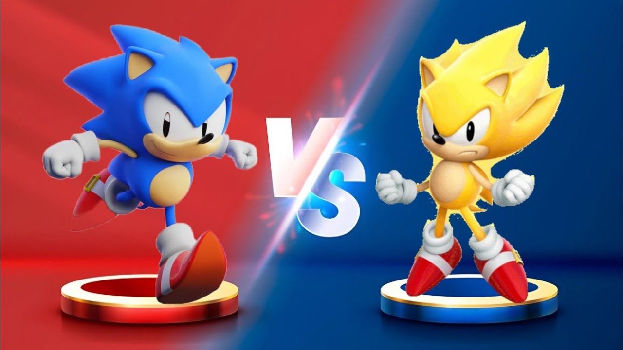 Sonic Dash - Classic Ssonic VS Classic Super Sonic - Movie Sonic vs All ...
