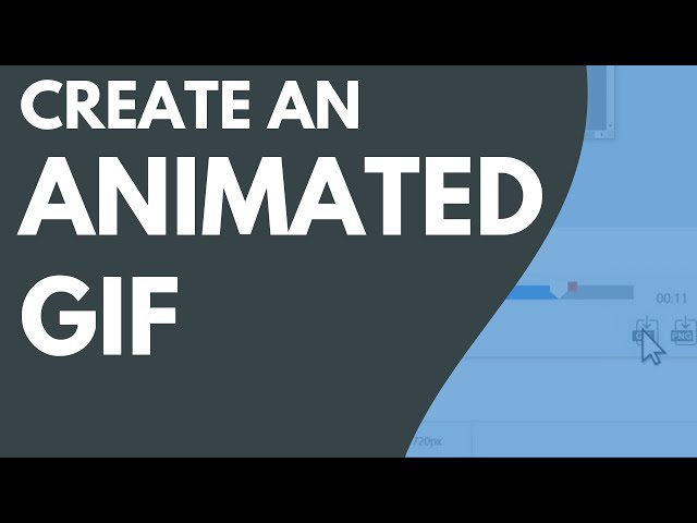 Create an animated GIF from a series of photos