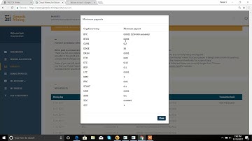 Genesis Mining Payout | My first payout with Genesis Mining