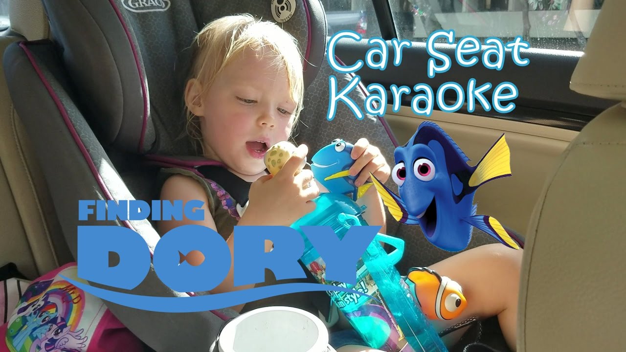 Car Seat Karaoke 🐠 Finding Dory 🎵 Just Keep Swimming 🎵 YouTube