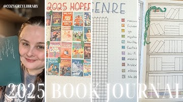 2025 Reading Journal Setup! 📚🖊️🩶
