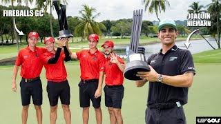 Joaquin Niemann Dominates in Singapore - Fireballs GC Win Third