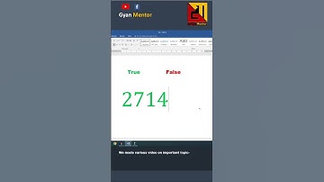 How to Insert True and False Symbol in MS Word  #shorts #reels #msword