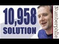 A 10,958 Solution - Numberphile