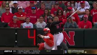 Sammie Bland Double Nebraska Husker Softball NCAA Super Regional Oklahoma State 5/22/26 #sammiebland