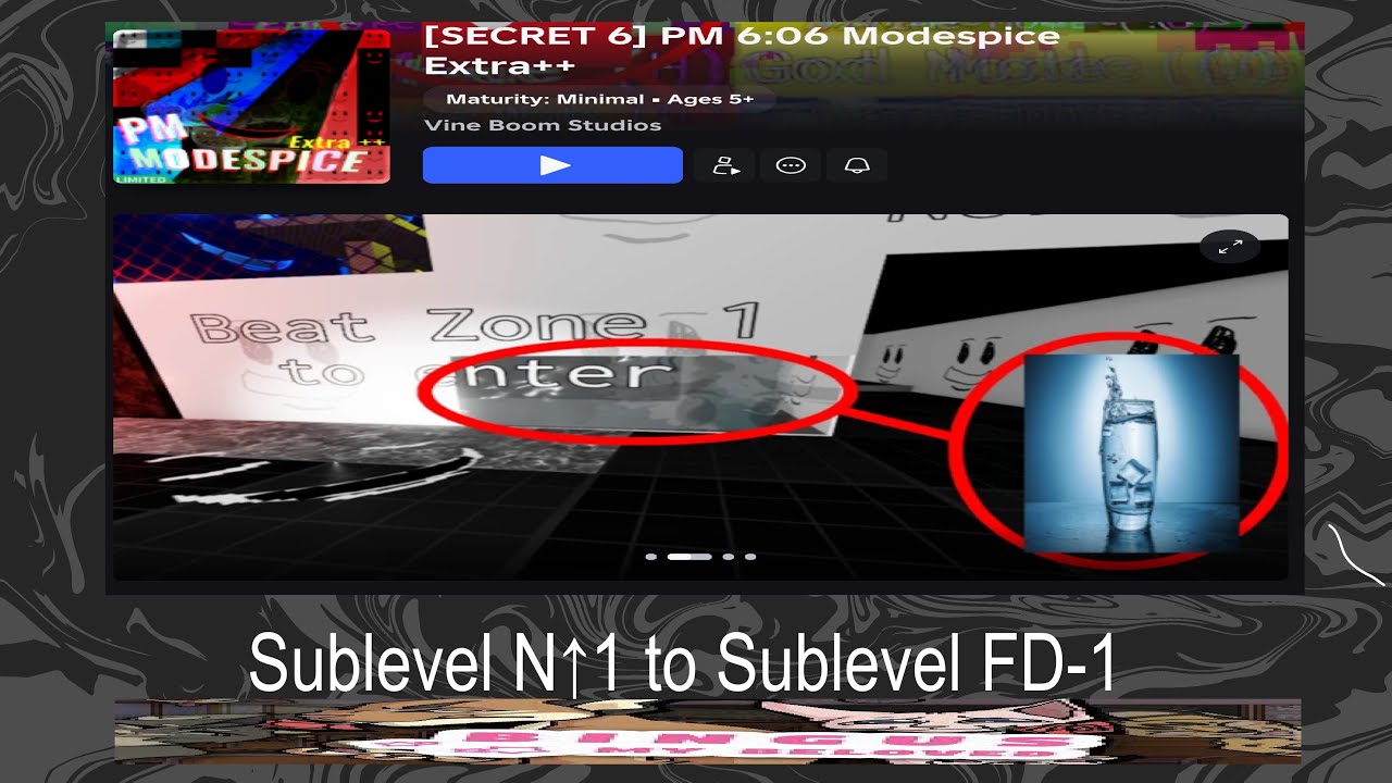 PM 6:06 Modespice Extra++ | Sublevel N↑1 to Sublevel FD-1
