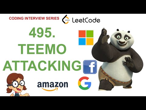 Teemo Attacking  | Leetcode 495 | Amazon Google Facebook interview question