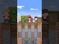 Mikey Trapdoors Gold Challenge #minecraft #minecraftshorts