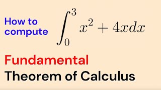 How to compute definite integrals using the FTC 1
