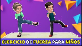 10 EJERCICIOS PARA NIÑOS - ENTRENAMIENTO DE FUERZA