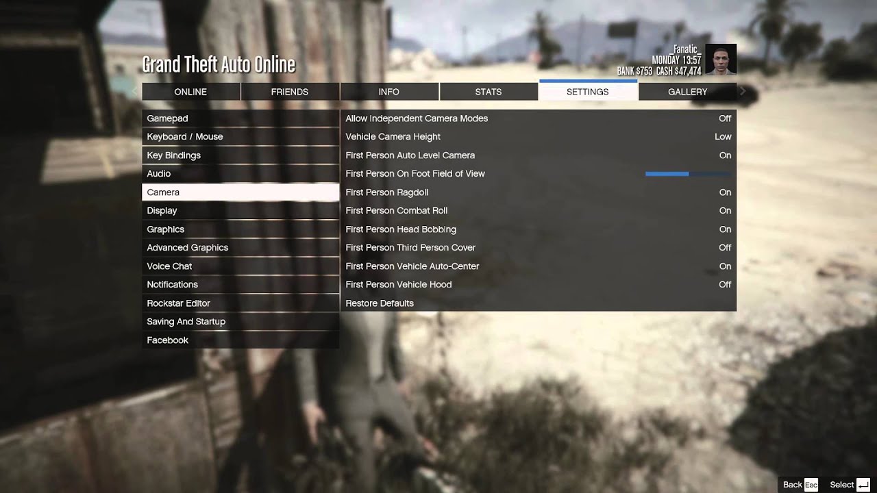 Gta 5 Pc Tips How To Disable Blur